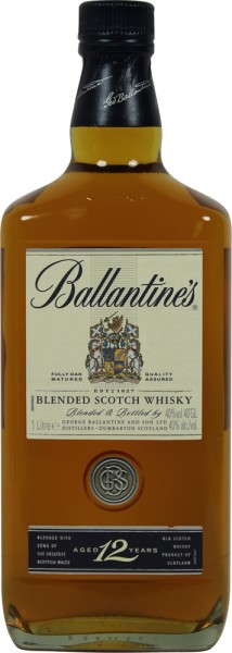 Ballantines 12yrs. 1 Liter