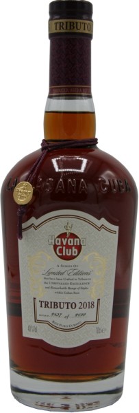 Havana Club Rum Tributo Limited Collection 2018 0,7 Liter