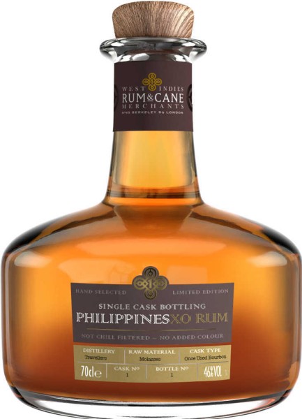 West Indies Rum &amp; Cane Merchants Philippines XO 0,7 l