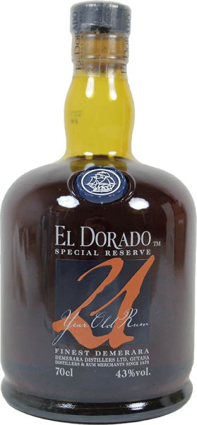 El Dorado Rum 21 yrs.