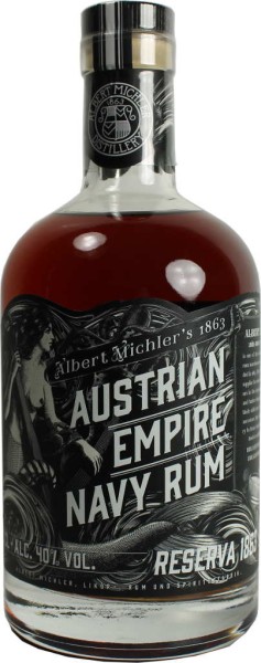 Austrian Empire Navy Rum Reserve 1863 0,7 Liter