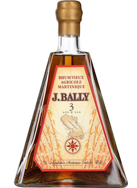 J.Bally Rum Pyramid Rhum Agricole 3 Jahre 0,7 l