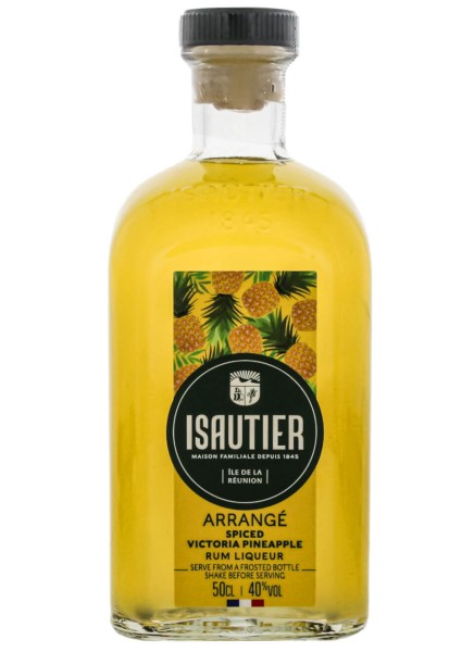 Isautier Arrange Spiced Victoria Pineapple Rum Likör 0,5 Liter
