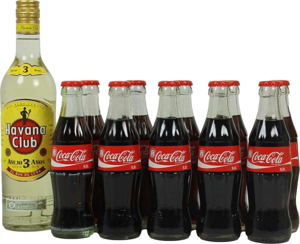Havana Club Rum 3 Jahre mit Cola