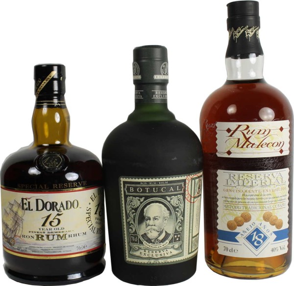 Rum Tasting Set - Fortgeschritten 2,1 Liter