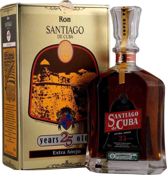 Santiago de Cuba Rum Extra 25 Jahre 0,7 Liter