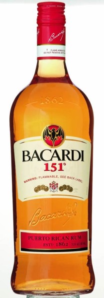 Bacardi 151 1 l