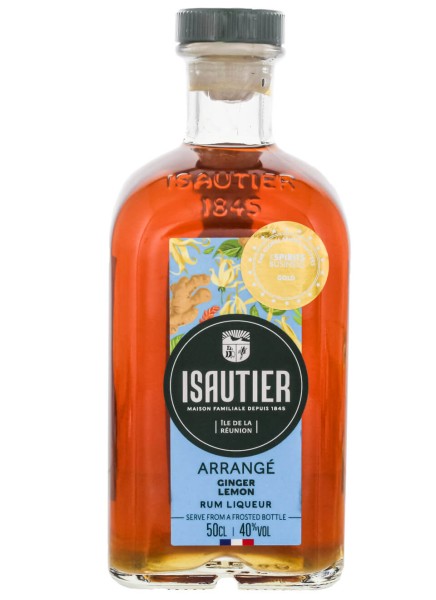 Isautier Arrange Ginger Lemon Rum Likör 0,5 Liter