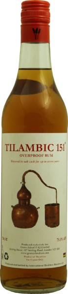 Tilambic 151 7 yrs. Overproof Rum 0.7 l