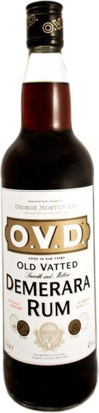 O.V.D. Old Vatted Demerara Rum 1 Liter