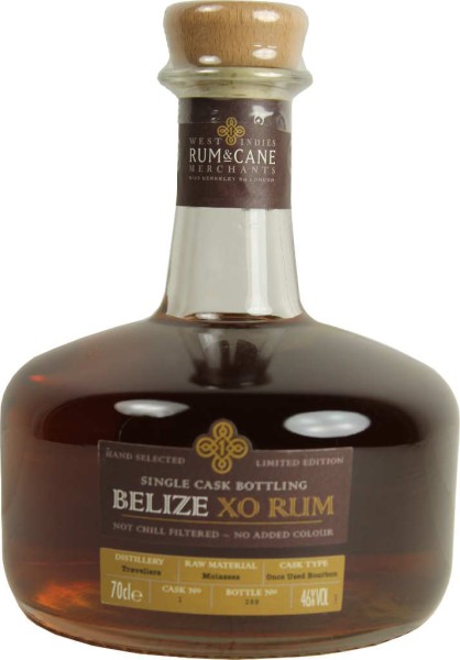 West Indies Rum &amp; Cane Merchants Belize XO 0,7 l