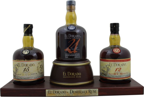 El Dorado Display Geschenkverpackung 3x0,7 Liter