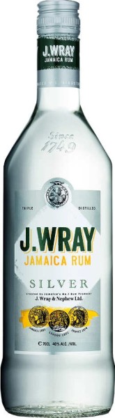 J.Wray White Classic Rum 0,7 Liter 37,5%