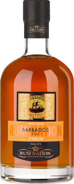 Rum Nation Barbados 10 Jahre 0,7 Liter